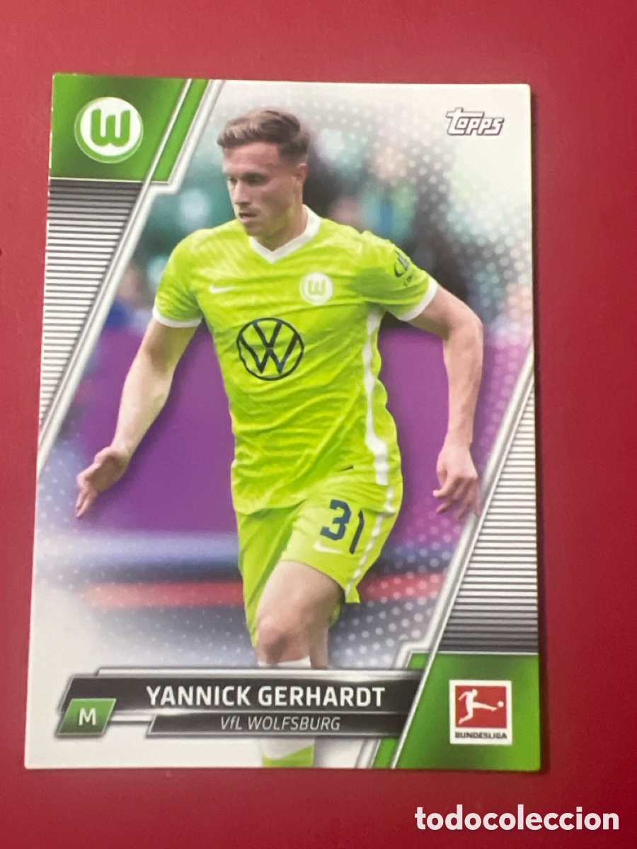 Cromos de Futebol: C348. 2021-22 Topps Bundesliga - Yannick Gerhardt #180 Speckle Foil