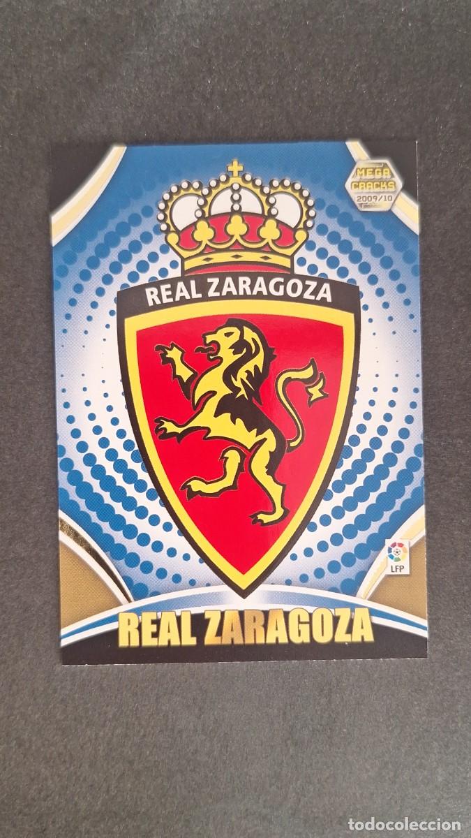 Football Stickers: L1 ESCUDO REAL ZARAGOZA 343 PANINI MEGACRACKS 2009 2010 09 10