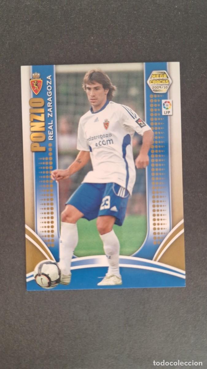 Fu&szlig;ball-Sticker: L1 PONZIO REAL ZARAGOZA 352 PANINI MEGACRACKS 2009 2010 09 10