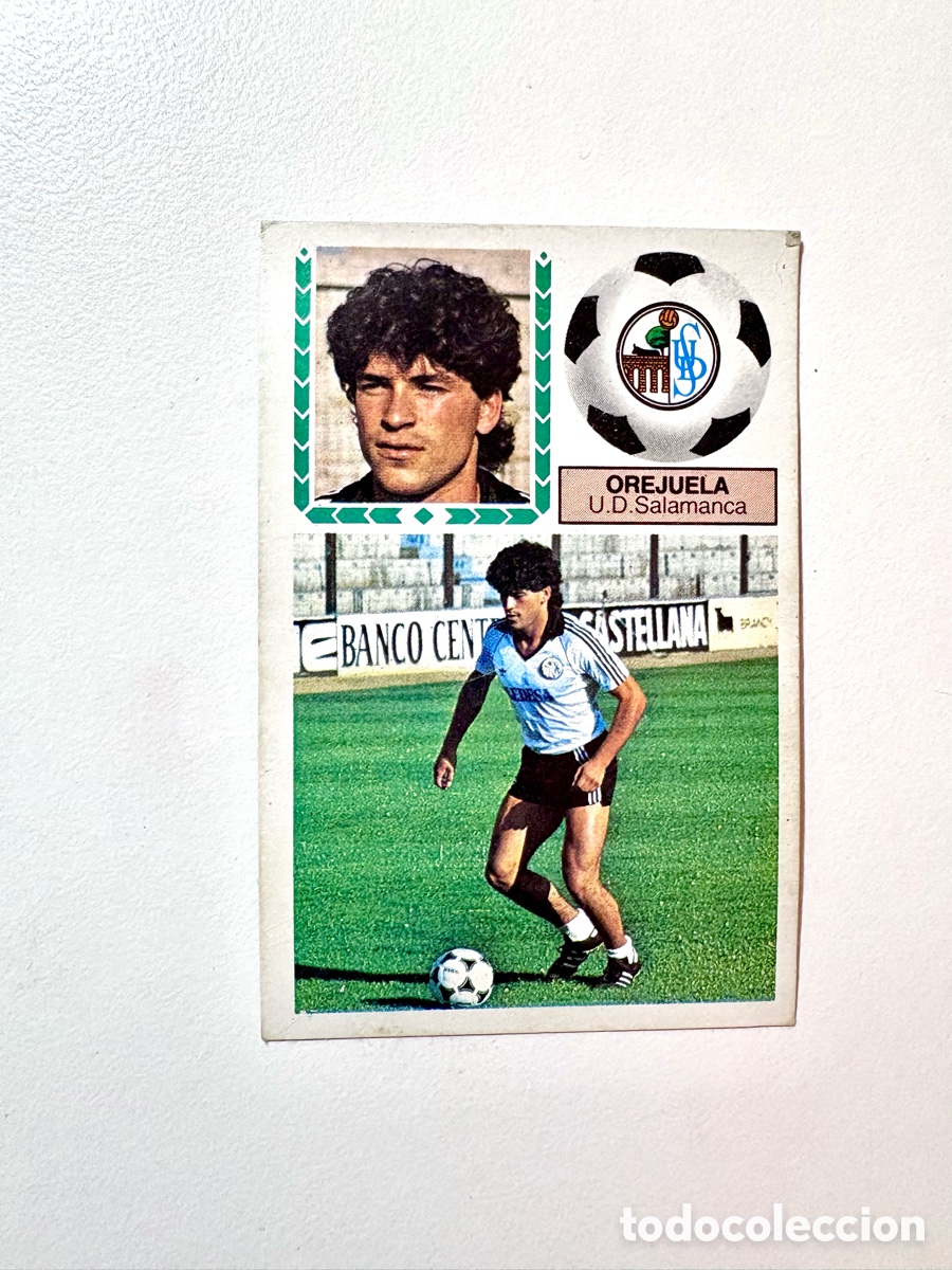 Fu&szlig;ball-Sticker: OREJUELA SALAMANCA FICHAJE 31 liga este 83 84