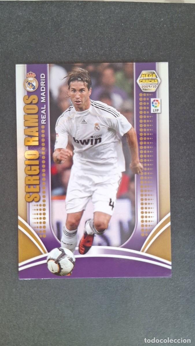 Cromos de F&uacute;tbol: L1 SERGIO RAMOS REAL MADRID 129 PANINI MEGACRACKS 2009 2010 09 10