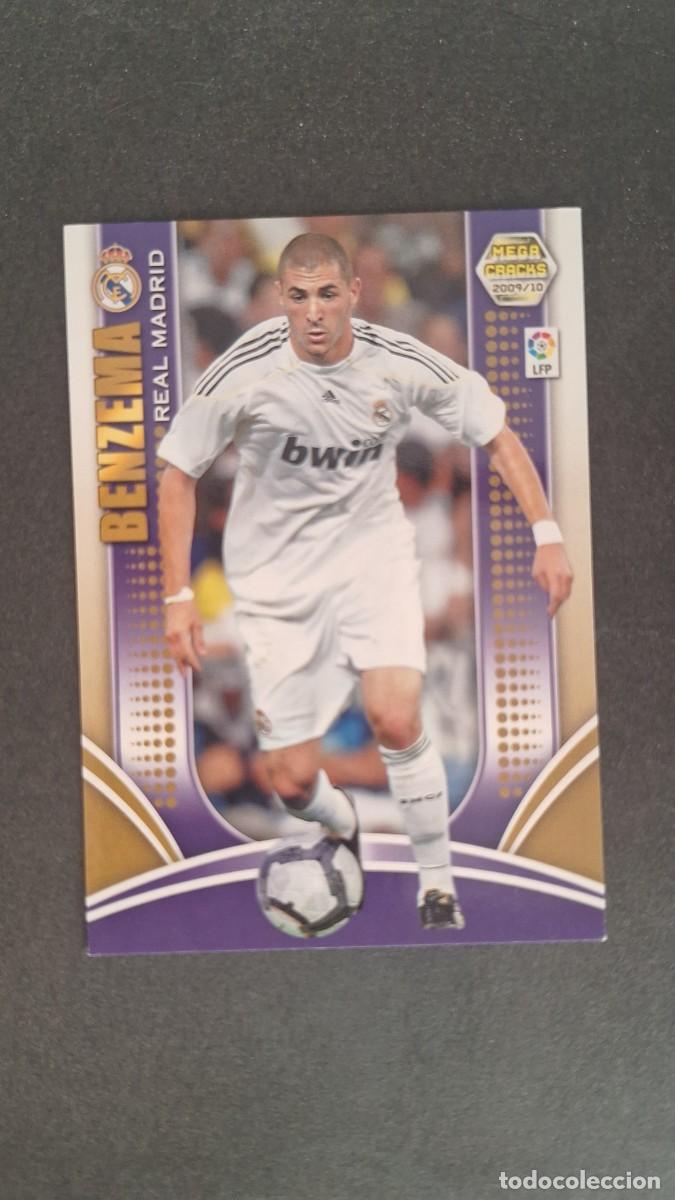 Cromos de F&uacute;tbol: L1 BENZEMA REAL MADRID 143 PANINI MEGACRACKS 2009 2010 09 10