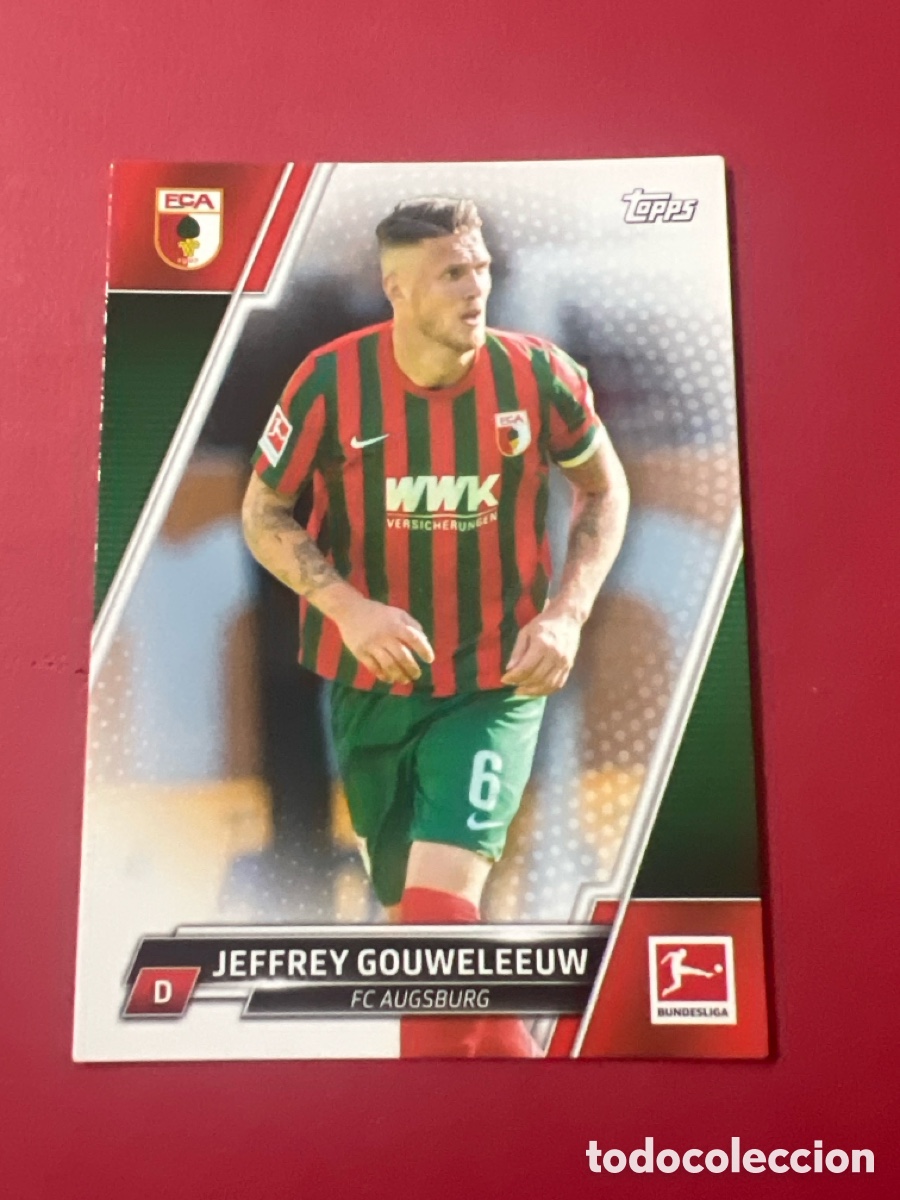 Cromos de F&uacute;tbol: C367. Topps Bundesliga F&uacute;tbol 2021/22 Tarjeta Nr. 6 Jeffrey Gouweleeuw