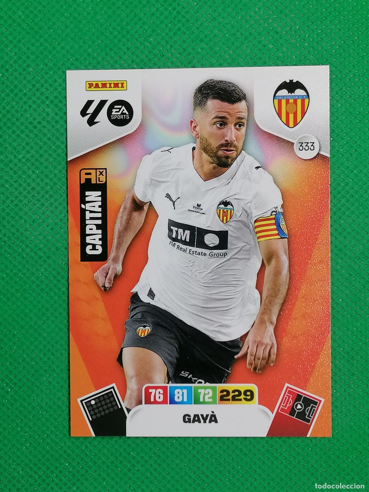Cromos de F&uacute;tbol: 333 GAYA VALENCIA ⚽ LIGA ADRENALYN XL 2025 2026 25 26 ⚽