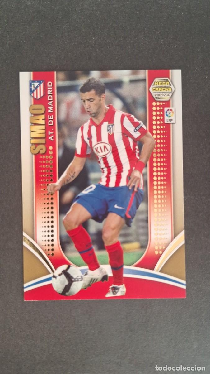 Cromos de F&uacute;tbol: L1 SIMAO ATLETICO DE MADRID SERIE ORO 50 PANINI MEGACRACKS 2009 2010 09 10