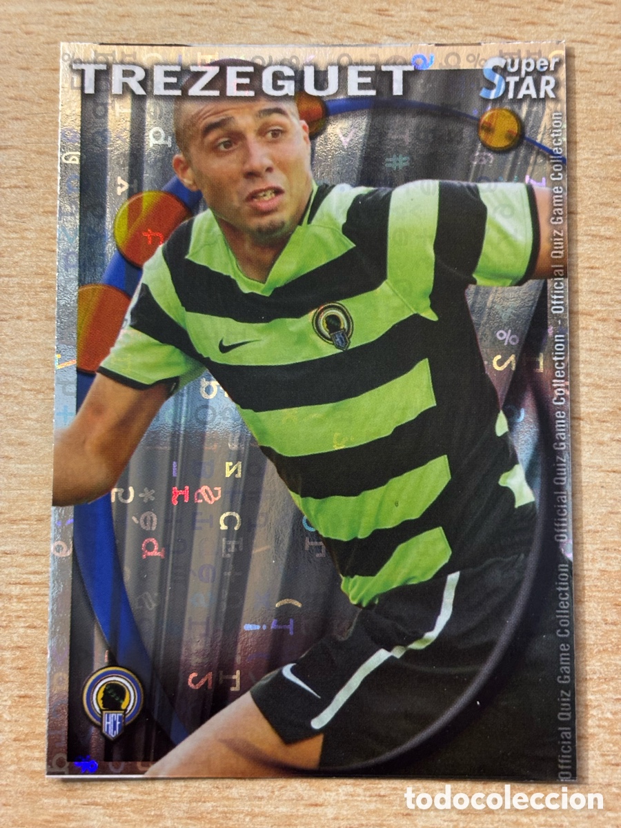 Cromos de F&uacute;tbol: # 513 Trezeguet H&eacute;rcules CF Superstar Mundicromo 2011 fondo letras