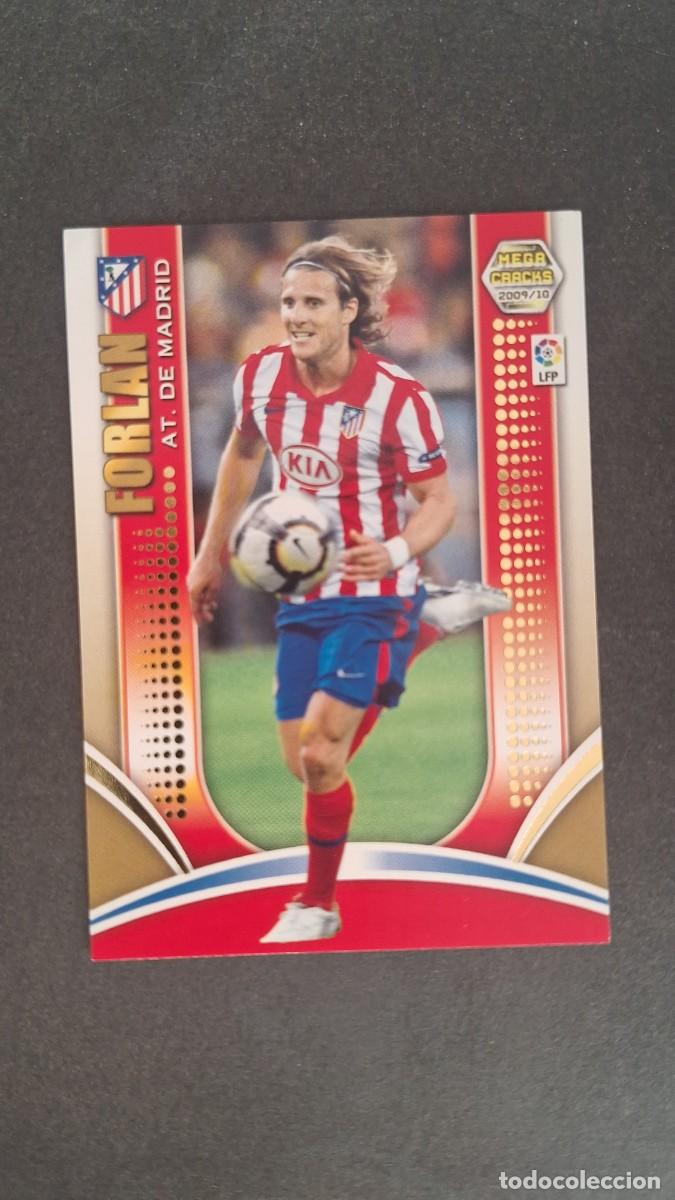 Cromos de F&uacute;tbol: L1 FORLAN ATLETICO DE MADRID SERIE ORO 53 PANINI MEGACRACKS 2009 2010 09 10