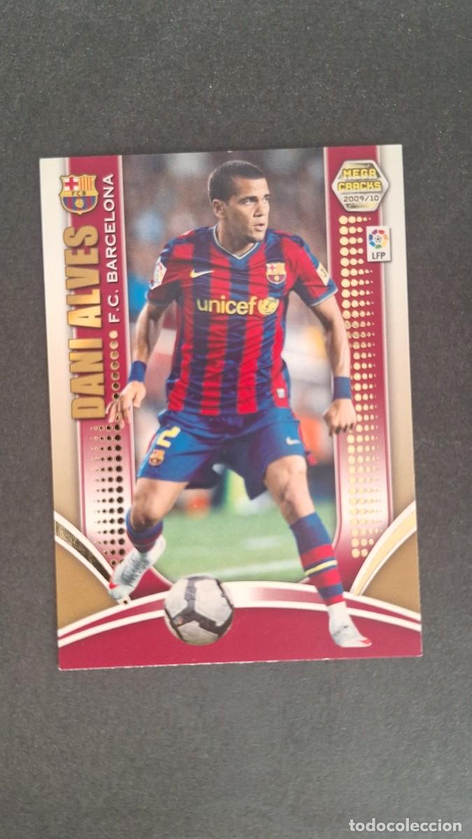Fu&szlig;ball-Sticker: L1 DANI ALVES F. C. BARCELONA SERIE ORO 57 PANINI MEGACRACKS 2009 2010 09 10