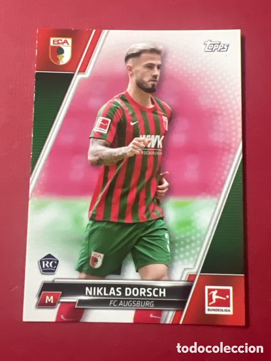 Fu&szlig;ball-Sticker: C385. Tarjeta Topps Bundesliga 2021/22 N&deg; 3 Niklas Dorsch Rookie Card RC