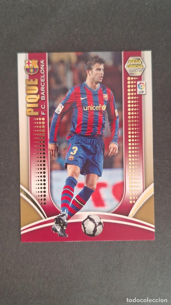Fu&szlig;ball-Sticker: L1 PIQUE F. C. BARCELONA SERIE ORO 60 PANINI MEGACRACKS 2009 2010 09 10