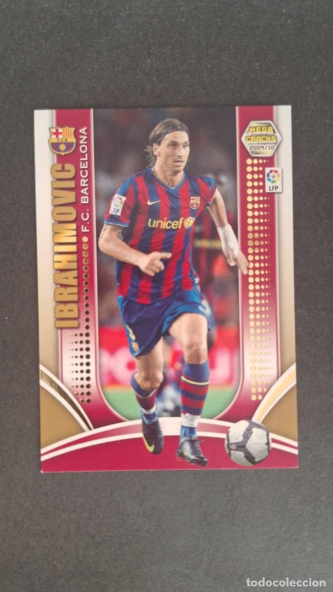 Fu&szlig;ball-Sticker: L1 IBRAHIMOVIC F. C. BARCELONA SERIE ORO 70 PANINI MEGACRACKS 2009 2010 09 10