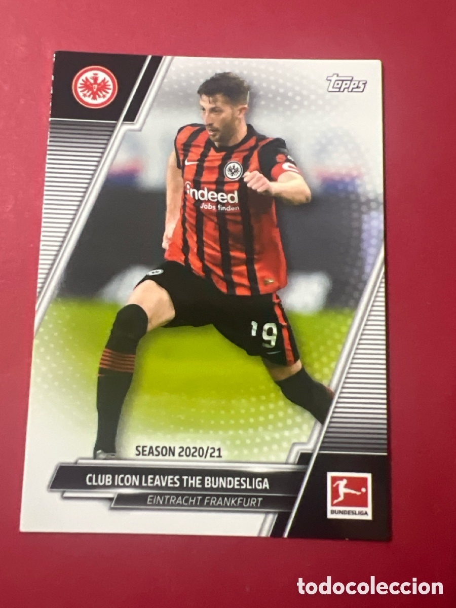 Fu&szlig;ball-Sticker: C389. Topps Bundesliga F&uacute;tbol 2021/22 N&uacute;m 181 Club Icon David Abraham