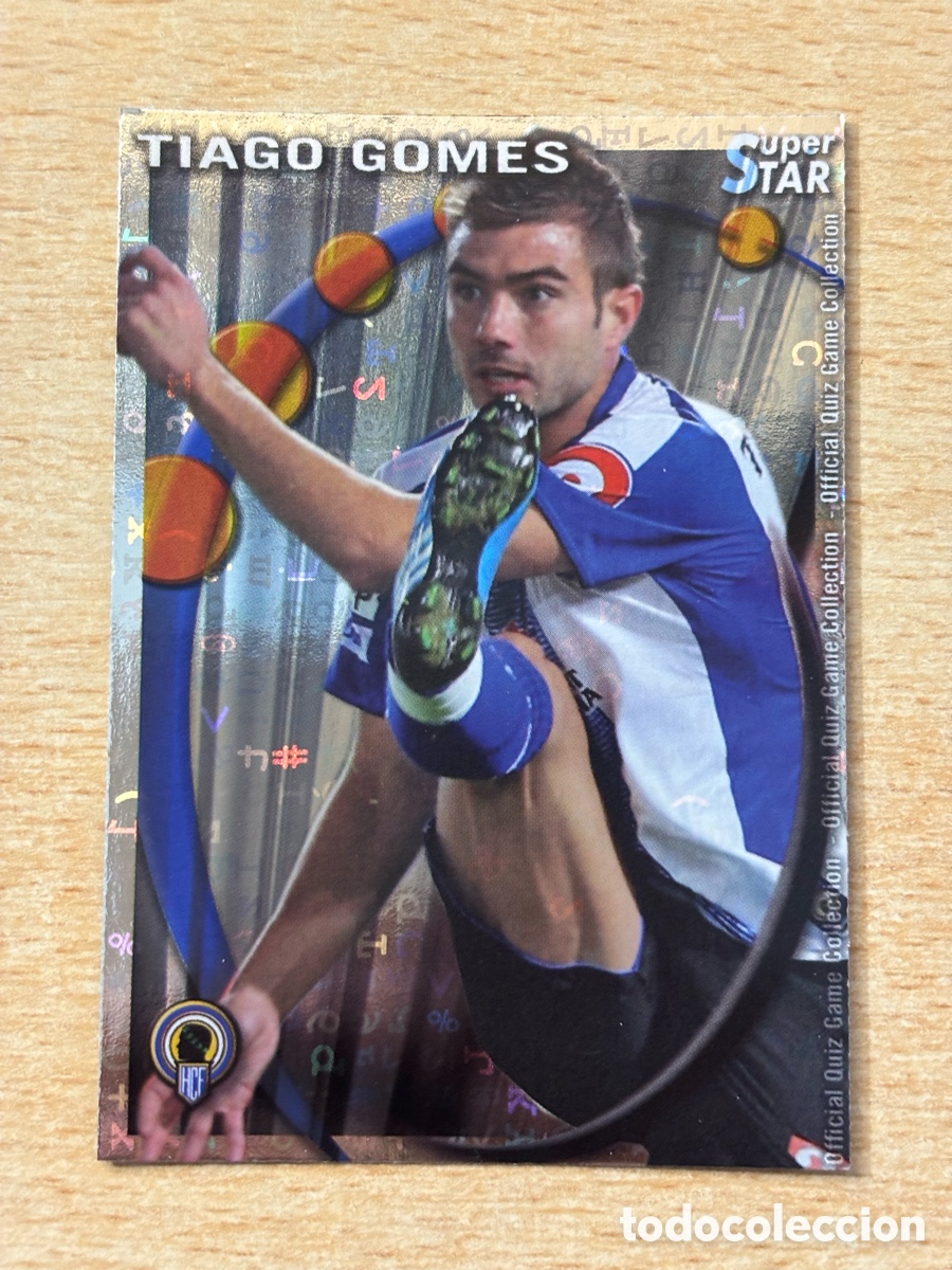 Cartes &agrave; collectionner de Football: # 509 Tiago Gomes H&eacute;rcules CF Superstar Mundicromo 2011 fondo letras