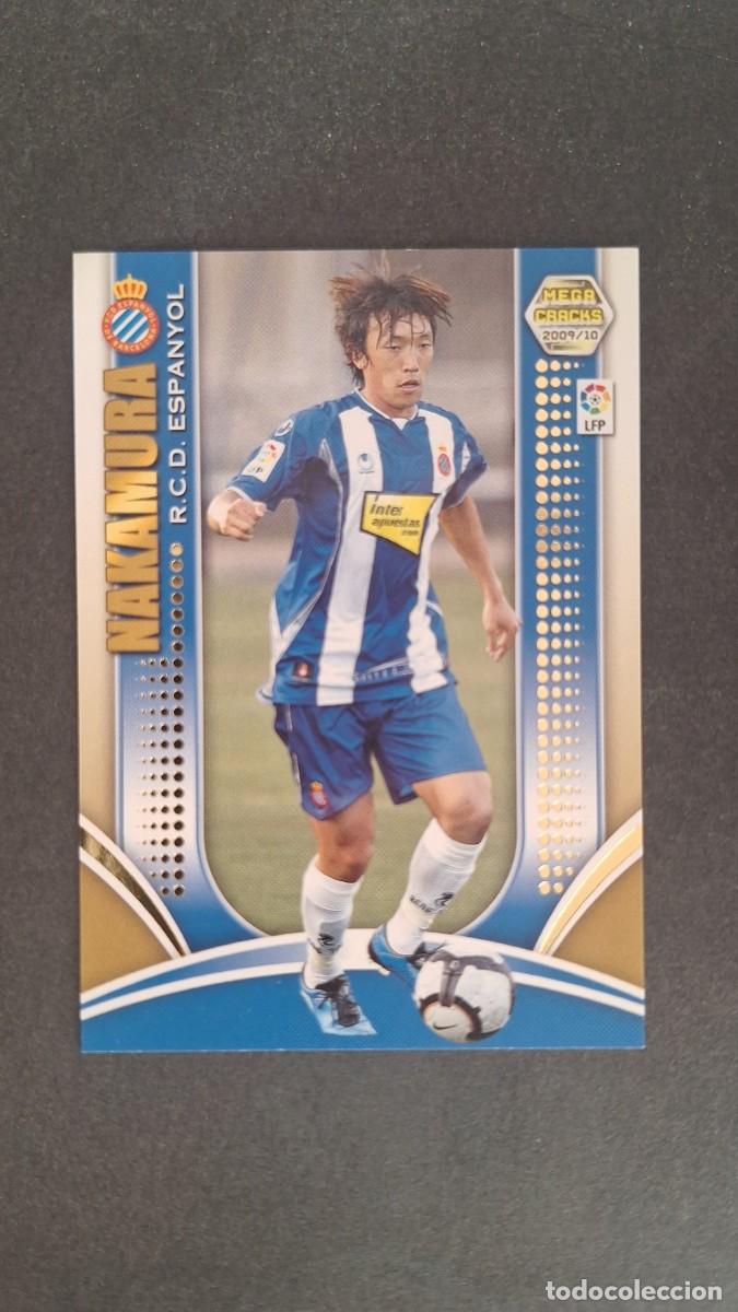 Cartes &agrave; collectionner de Football: L1 NAKAMURA R. C. D. ESPA&Ntilde;OL SERIE ORO 102 PANINI MEGACRACKS 2009 2010 09 10