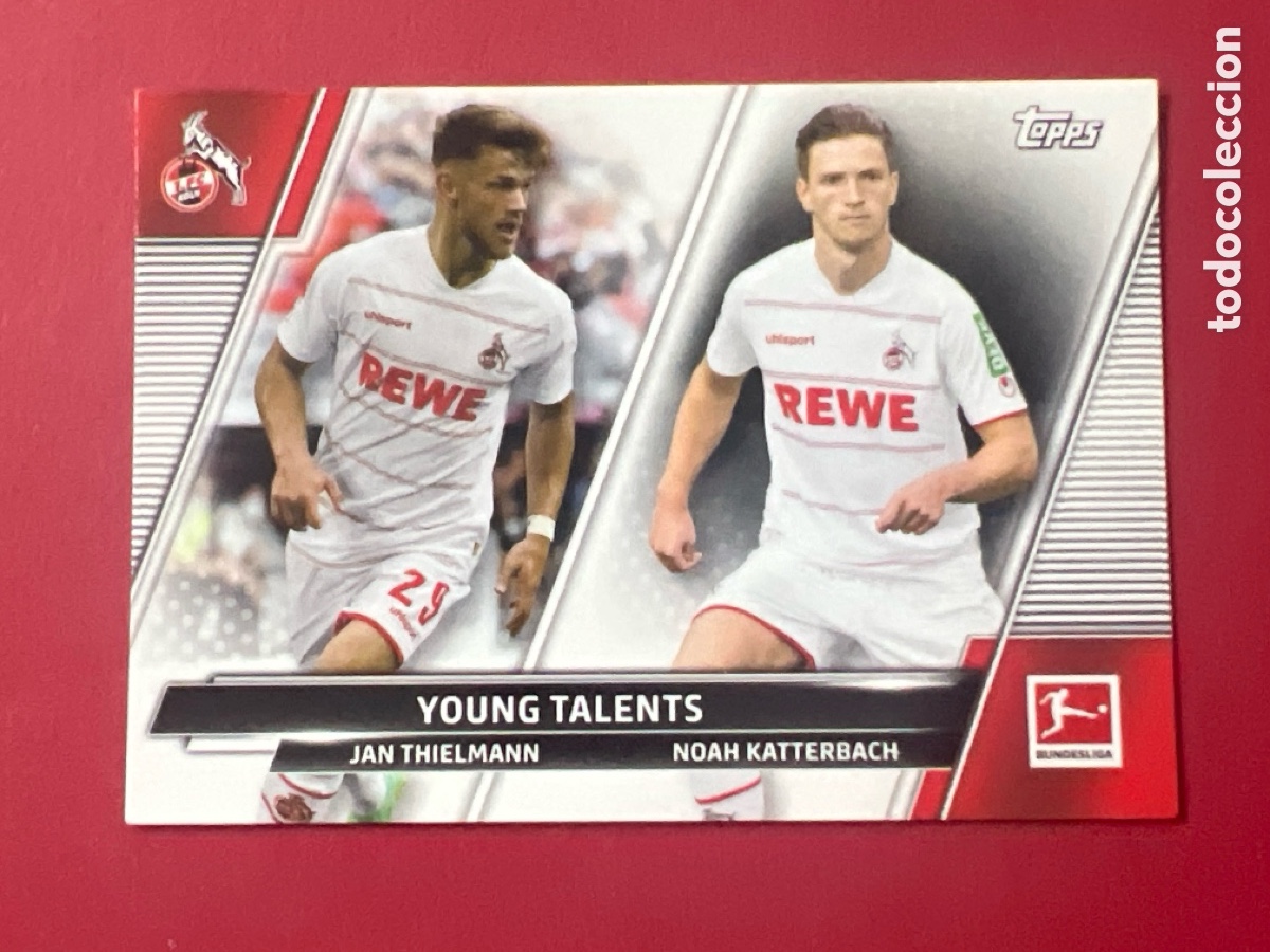 Cartes &agrave; collectionner de Football: C390. THIELMANN KATTERBACH 2021 22 Topps Bundesliga #199 Young Talents SPARKLE Foil SP