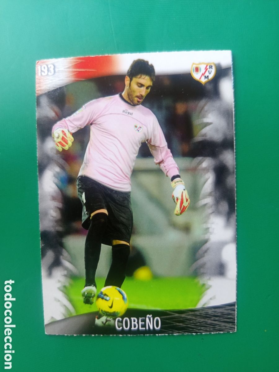 Football Stickers: ❇️ CROMO CARD ⚽ COBE&Ntilde;O RAYO VALLECANO 193 FICHAS LIGA QUIZ GAME 2014 13 14 2013 MUNDICROMO ❇️