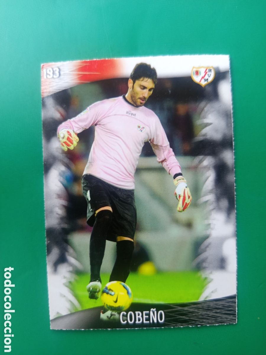 Football Stickers: ❇️ CROMO CARD ⚽ COBE&Ntilde;O RAYO VALLECANO 193 FICHAS LIGA QUIZ GAME 2014 13 14 2013 MUNDICROMO ❇️