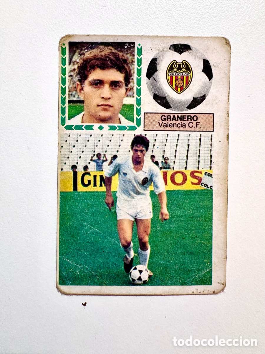 Cartes &agrave; collectionner de Football: GRANERO VALENCIA COLOCA DIF&Iacute;CIL LIGA ESTE 1983/84 83 84. El de las fotos