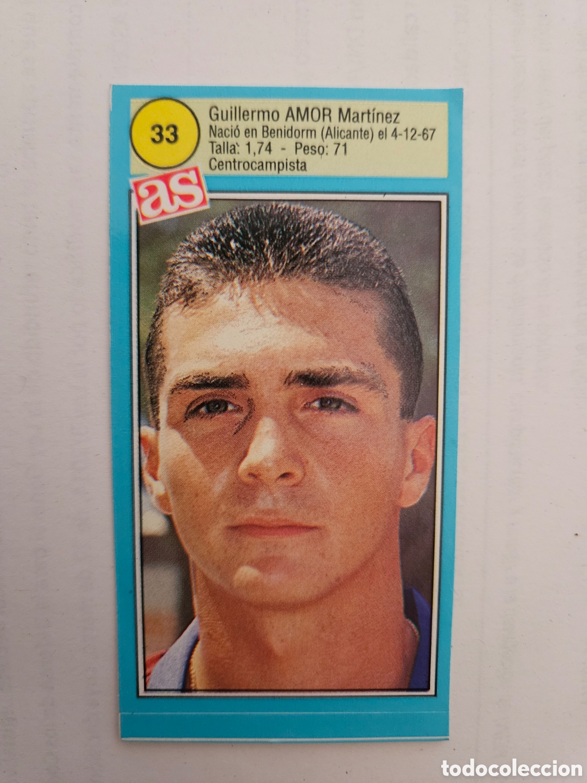 Cartes &agrave; collectionner de Football: AMOR BARCELONA AS 1990 1991 CROMO FUTBOL LIGA 90 91 - SIN PEGAR - 33
