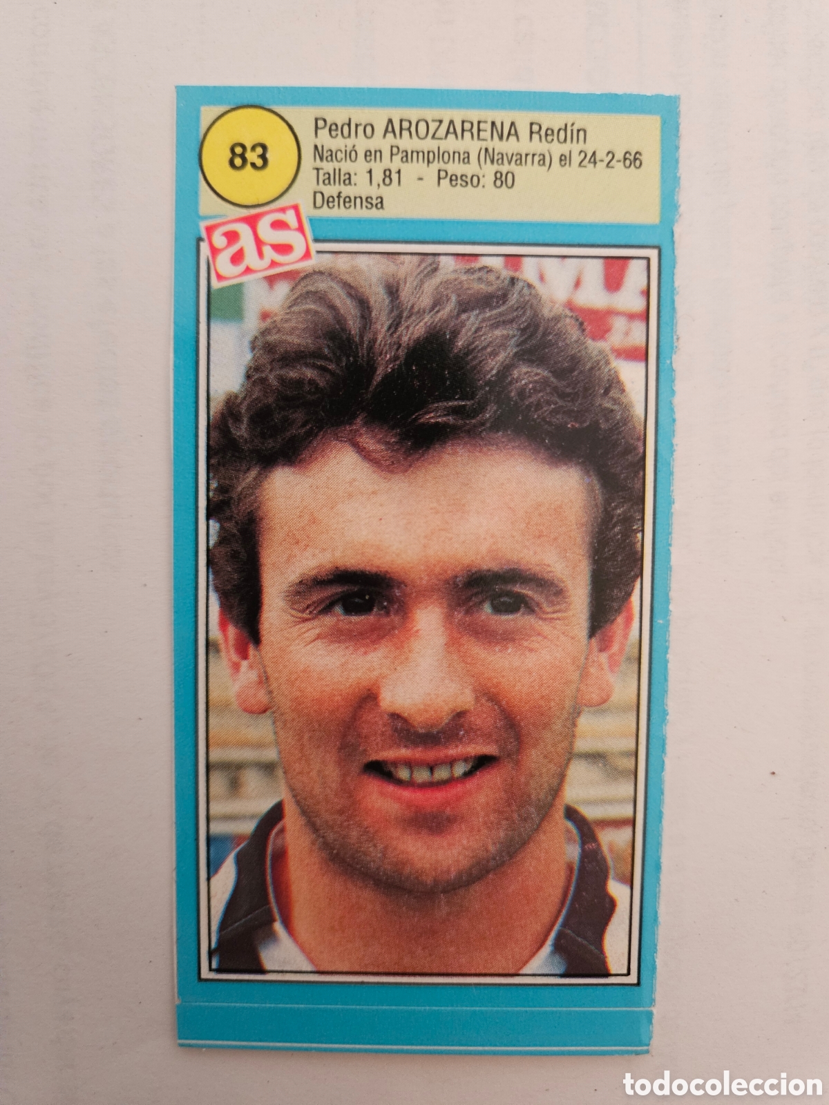 Cartes &agrave; collectionner de Football: AROZARENA CASTELLON AS 1990 1991 CROMO FUTBOL LIGA 90 91 - SIN PEGAR - 83