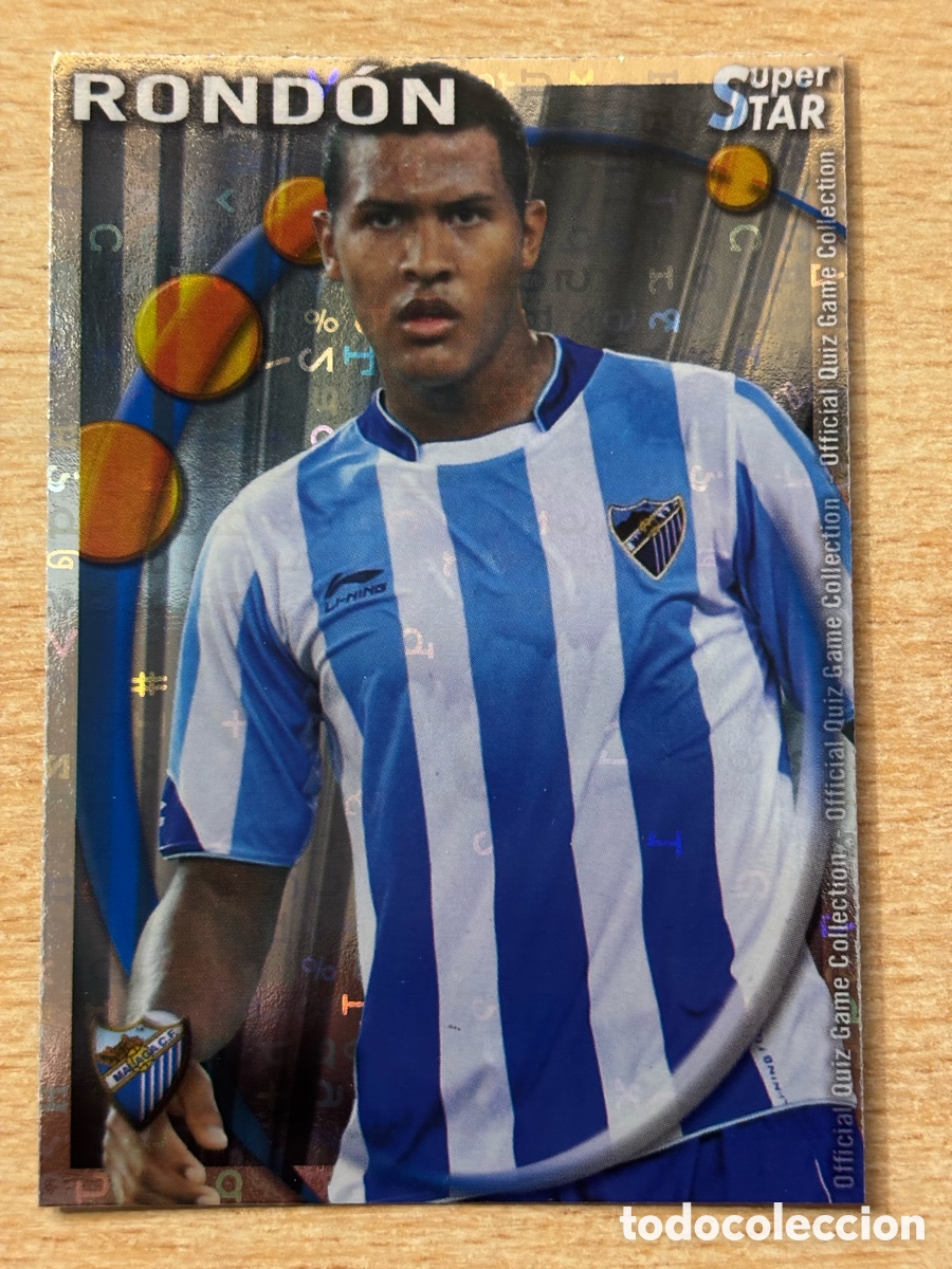 Cartes &agrave; collectionner de Football: # 459 Rond&oacute;n M&aacute;laga CF Superstar Mundicromo 2011 fondo letras