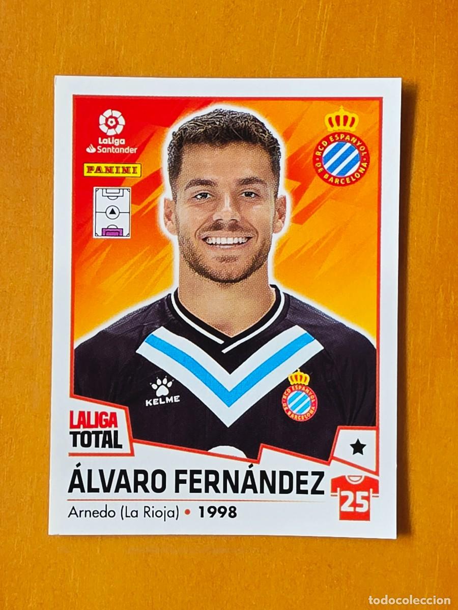 Cromos de Futebol: 180 &Aacute;lvaro Fern&aacute;ndez, RCD Espanyol, Panini LaLiga Total 2022 2023 22 23, la liga