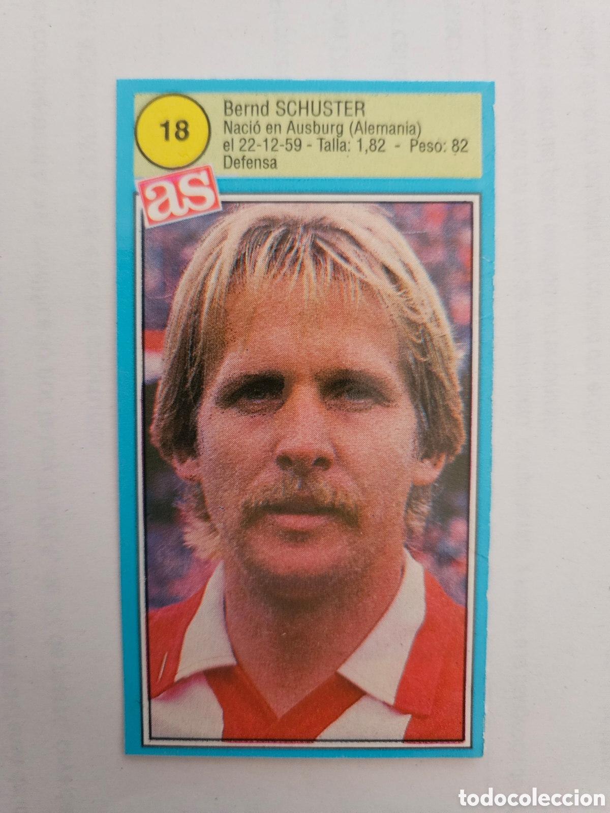 Cromos de Futebol: SCHUSTER AT MADRID AS 1990 1991 CROMO FUTBOL LIGA 90 91 - SIN PEGAR - 18