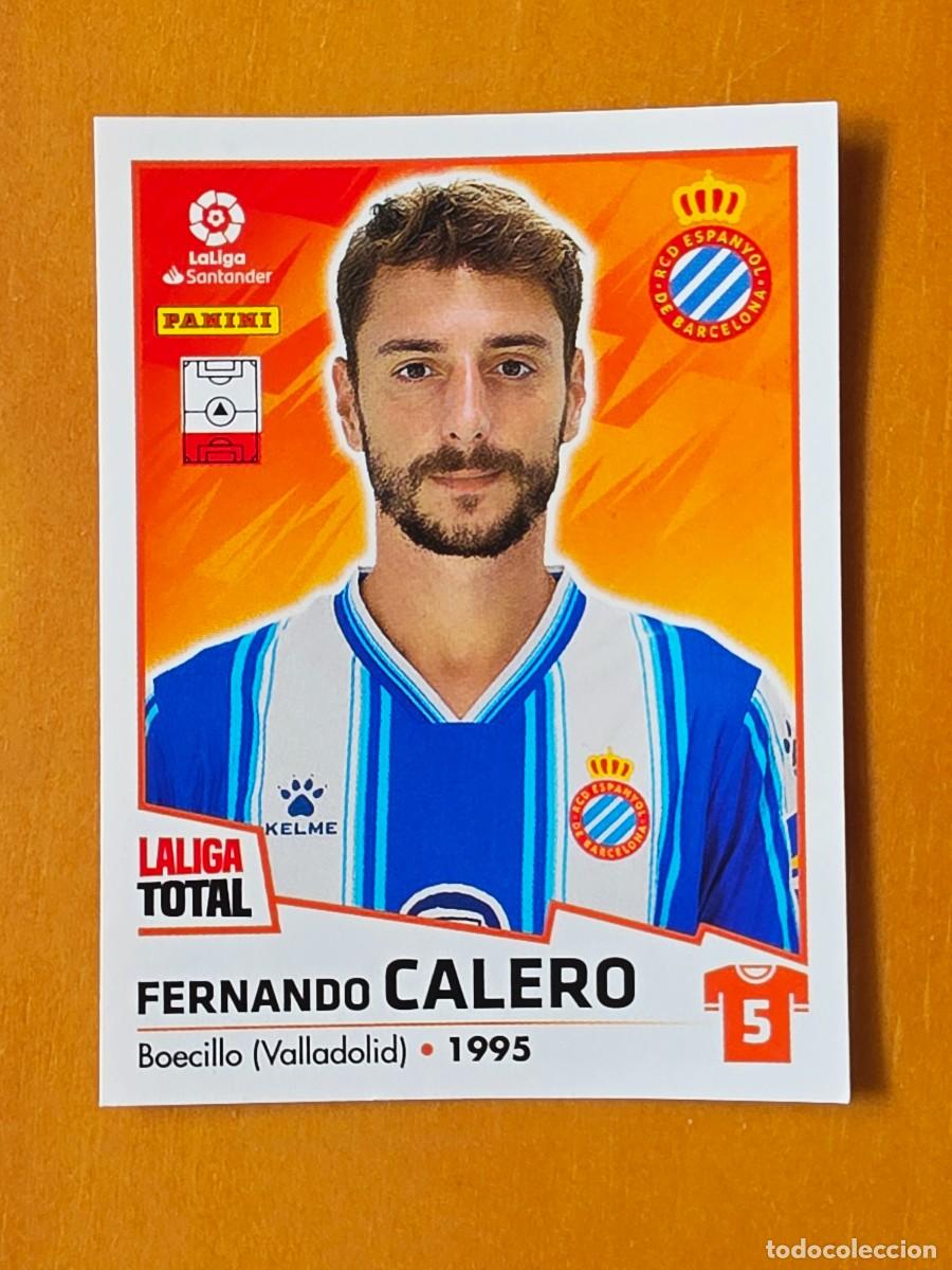 Football Stickers: 187 Fernando Calero, RCD Espanyol, Panini LaLiga Total 2022 2023 22 23, la liga