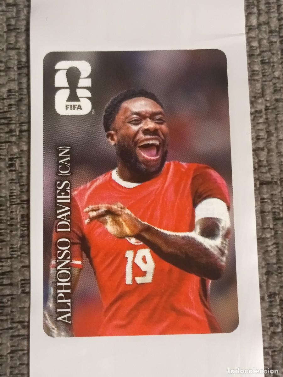 Football Stickers: ALPHONSO DAVIES STICKER PROMOCION COCA COLA MUNDIAL 2026 PANINI FIFA WORLD CUP NUEVO