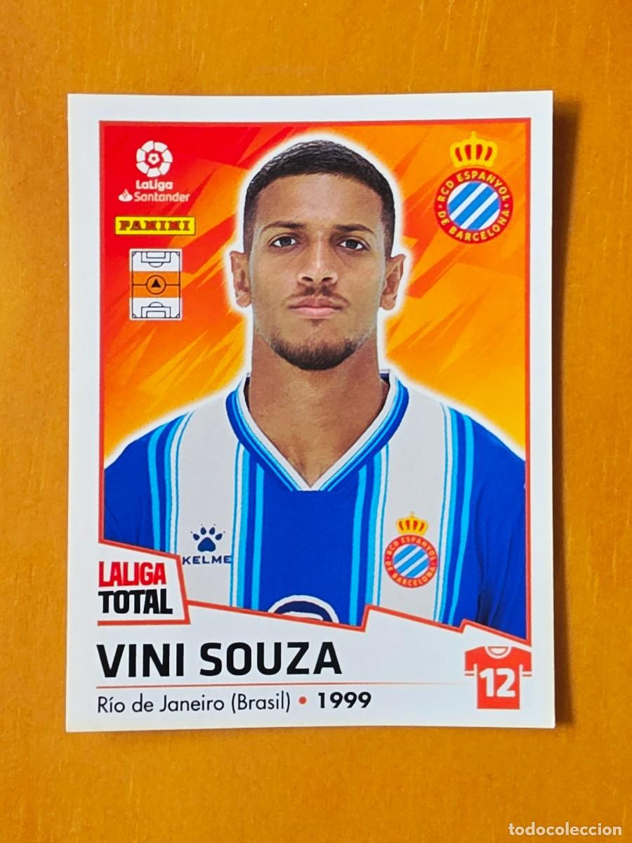 Cromos de F&uacute;tbol: 189 Vini Souza, RCD Espanyol, Panini LaLiga Total 2022 2023 22 23, la liga