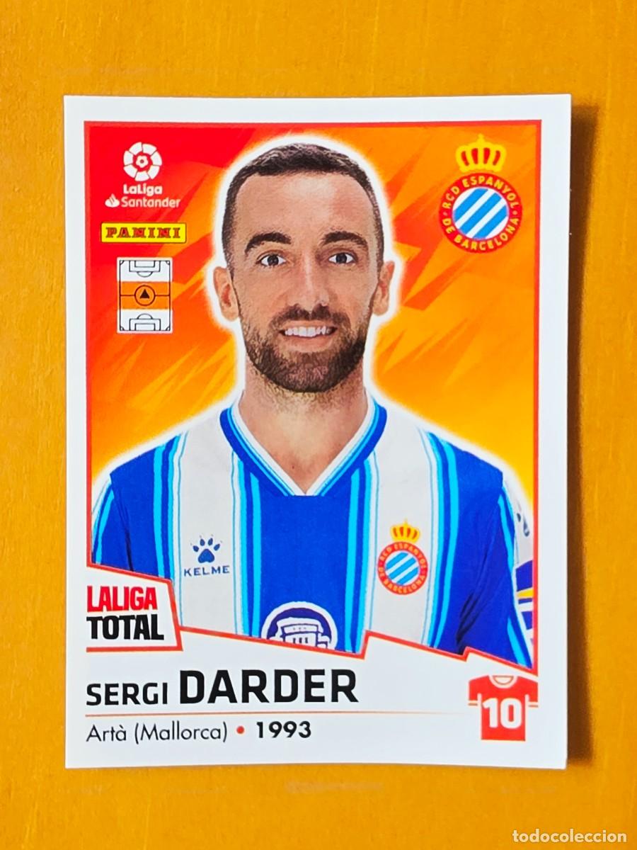 Cromos de F&uacute;tbol: 190 Sergi Darder, RCD Espanyol, Panini LaLiga Total 2022 2023 22 23, la liga