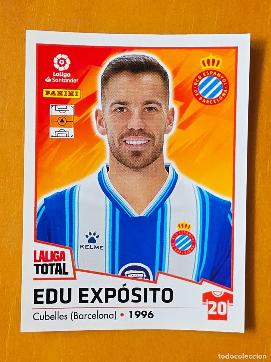 Cromos de F&uacute;tbol: 195 Edu Exp&oacute;sito, RCD Espanyol, Panini LaLiga Total 2022 2023 22 23, la liga