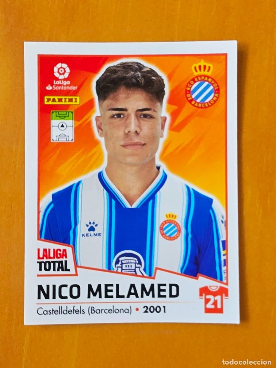 Cromos de F&uacute;tbol: 199 Nico Melamed, RCD Espanyol, Panini LaLiga Total 2022 2023 22 23, la liga