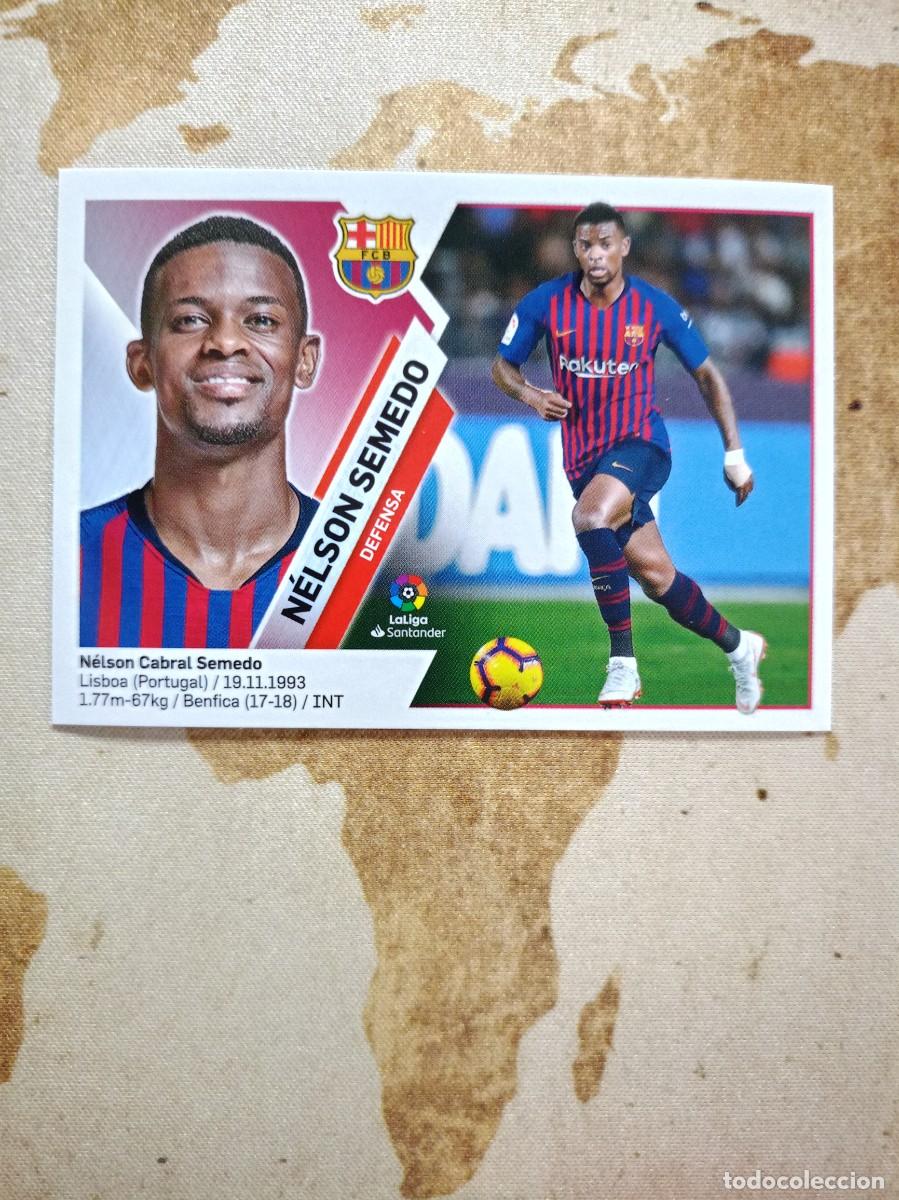 Cromos de F&uacute;tbol: Barcelona 3 A N&Eacute;LSON SEMEDO Liga Este 2019-20