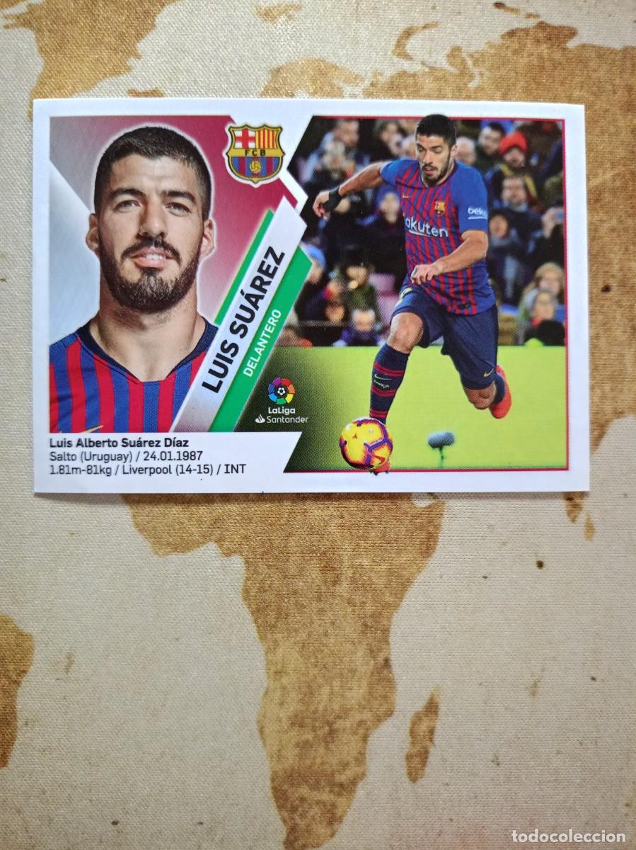 Cromos de F&uacute;tbol: Barcelona 15 LUIS SU&Aacute;REZ Liga Este 2019-20