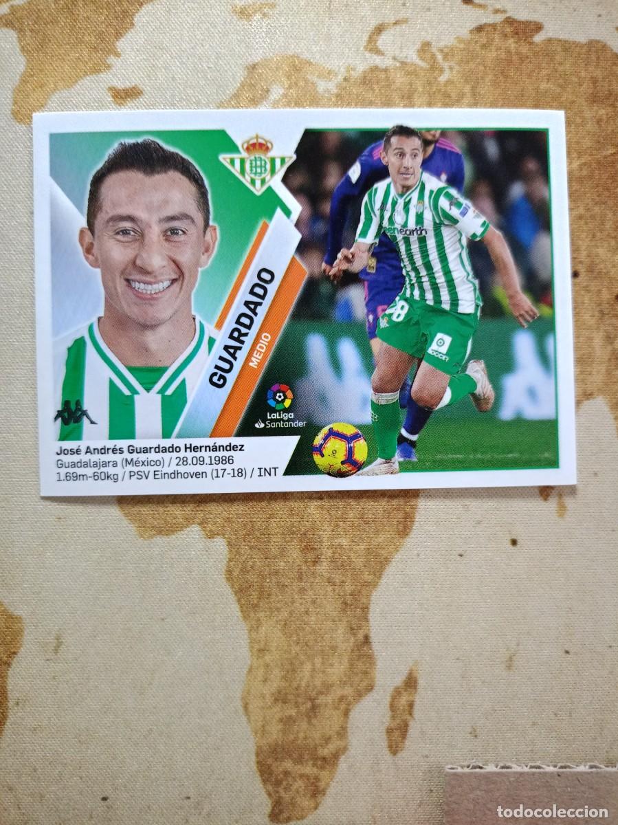 Cromos de F&uacute;tbol: Betis 10 GUARDADO Liga Este 2019-20