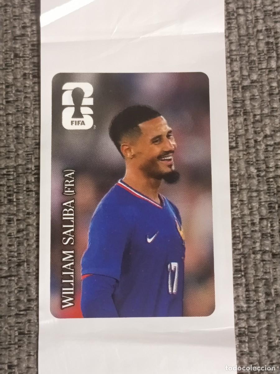 Cromos de F&uacute;tbol: WILLIAM SALIBA STICKER PROMOCI&Oacute;N COCA COLA MUNDIAL 2026 PANINI FIFA WORLD CUP NUEVO
