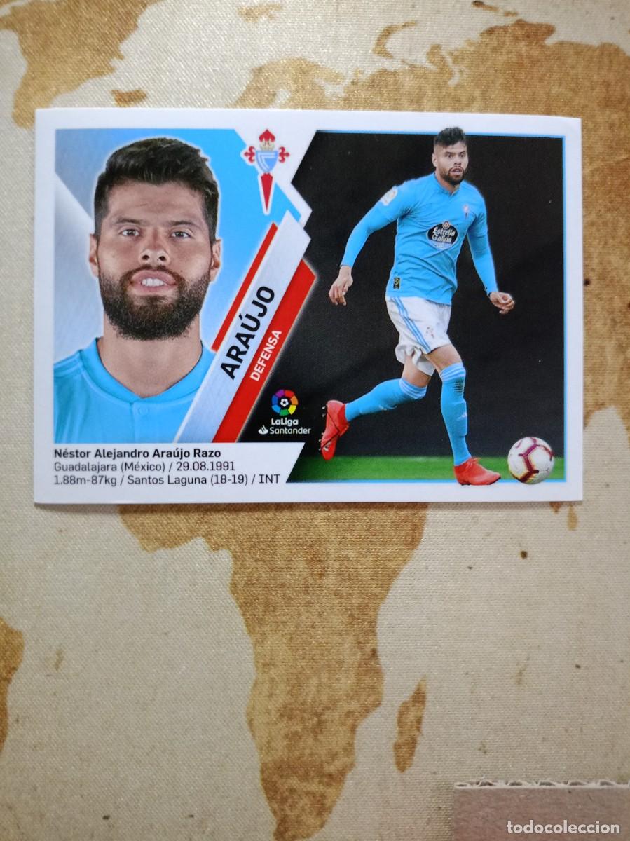 Cromos de F&uacute;tbol: Celta 4 ARA&Uacute;JO Liga Este 2019-20