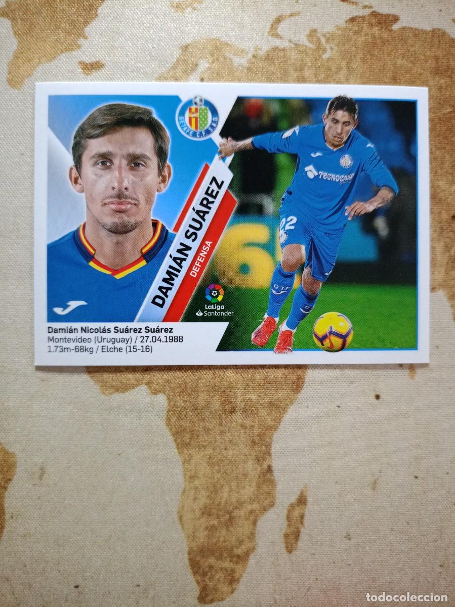 Cromos de F&uacute;tbol: Getafe 3 DAMI&Aacute;N SU&Aacute;REZ Liga Este 2019-20