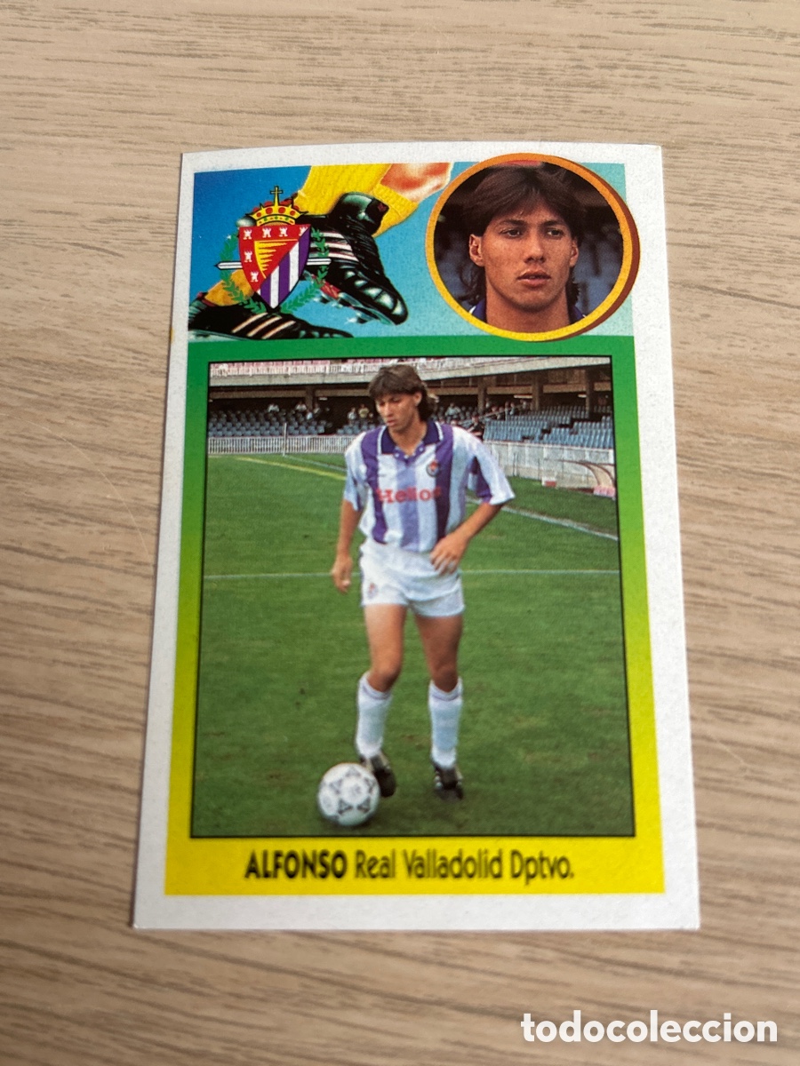 Cromos de F&uacute;tbol: ALFONSO VALLADOLID BAJA ADHESIVO LIGA ESTE 1993 1994 93 94 NUNCA PEGADO SIN PEGAR