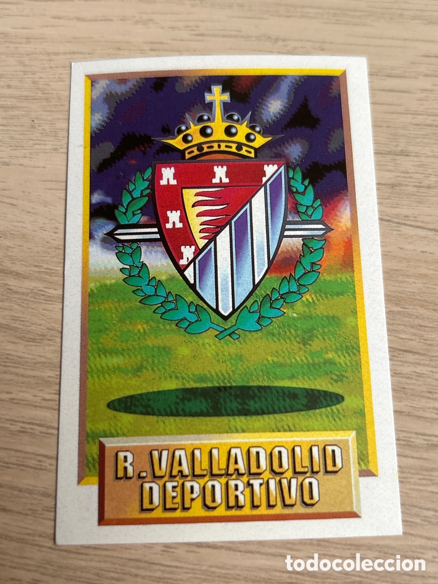 Cromos de Futebol: ESCUDO VALLADOLID ADHESIVO LIGA ESTE 1993 1994 93 94 NUNCA PEGADO SIN PEGAR