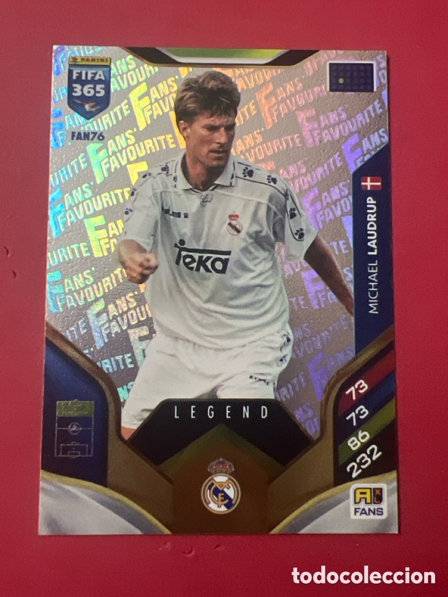 Cromos de Futebol: C407. FAN76 Laudrup - Real Madrid - Legend - Fans - Adrenalyn Fifa 365 2026 - Panini 26