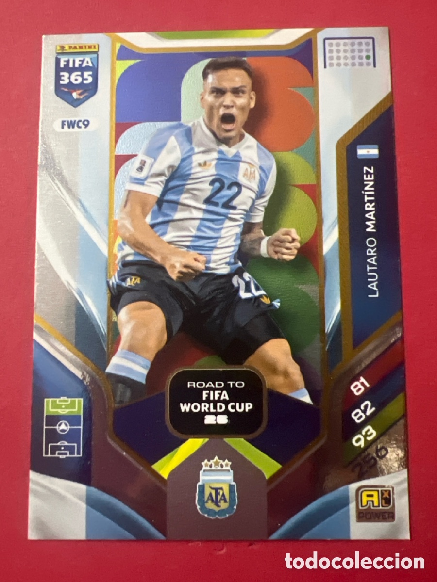 Cromos de Futebol: C420. FWC9 FWC 9 LAUTARO MART&Iacute;NEZ ARGENTINA FIFA 365 2025 2026 PANINI 25 26