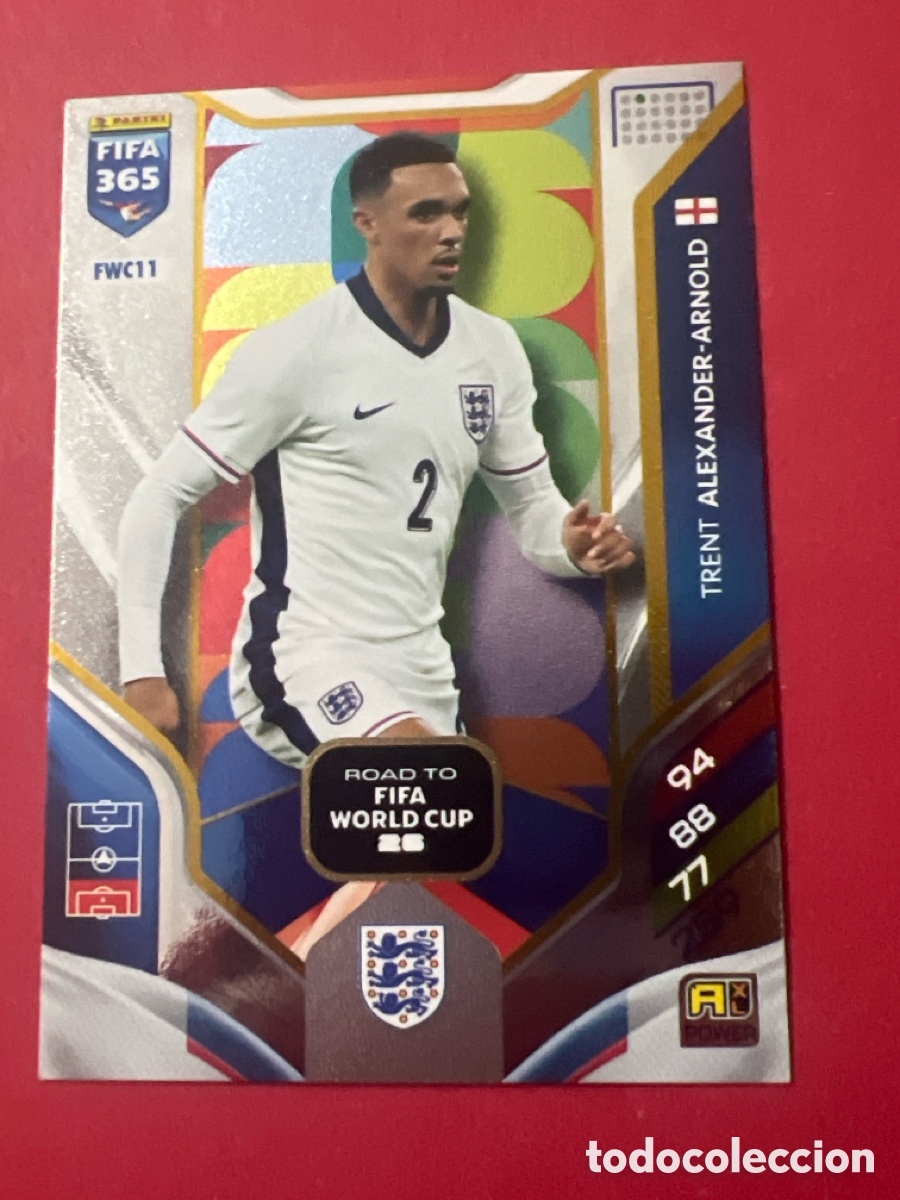Cromos de F&uacute;tbol: FWC11 Alexander-Arnold - Inglaterra - Road To Fifa World Cup - Adrenalyn Fifa 365 2026- Panini 26