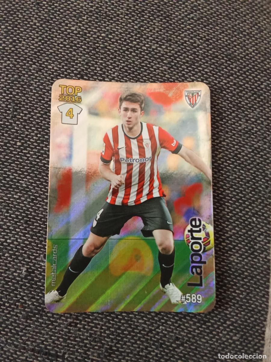 Cromos de F&uacute;tbol: 589 Laporte Athletic club 4 top rayas diagonales 2016 las fichas quiz de la liga 2016