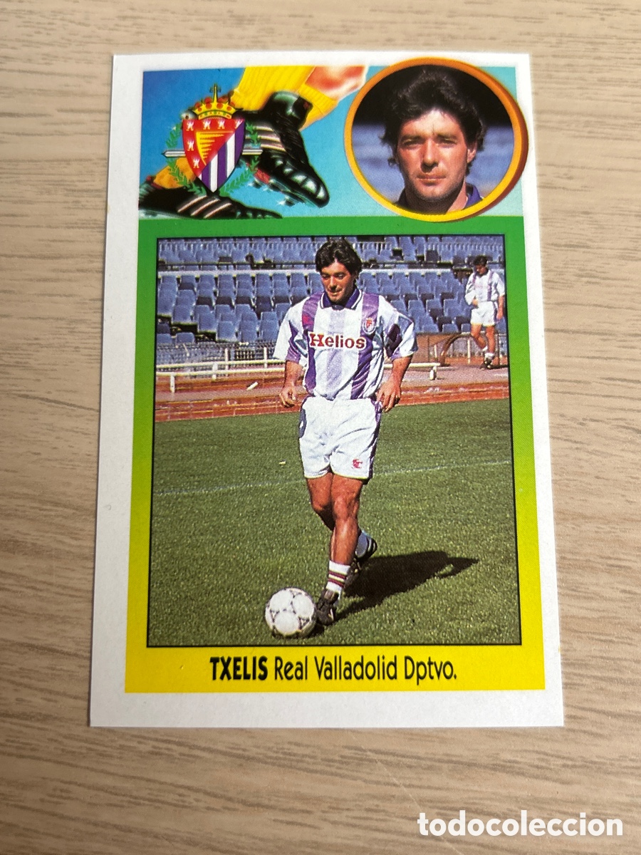 Cromos de Futebol: TXELIS VALLADOLID ADHESIVO LIGA ESTE 1993 1994 93 94 NUNCA PEGADO SIN PEGAR