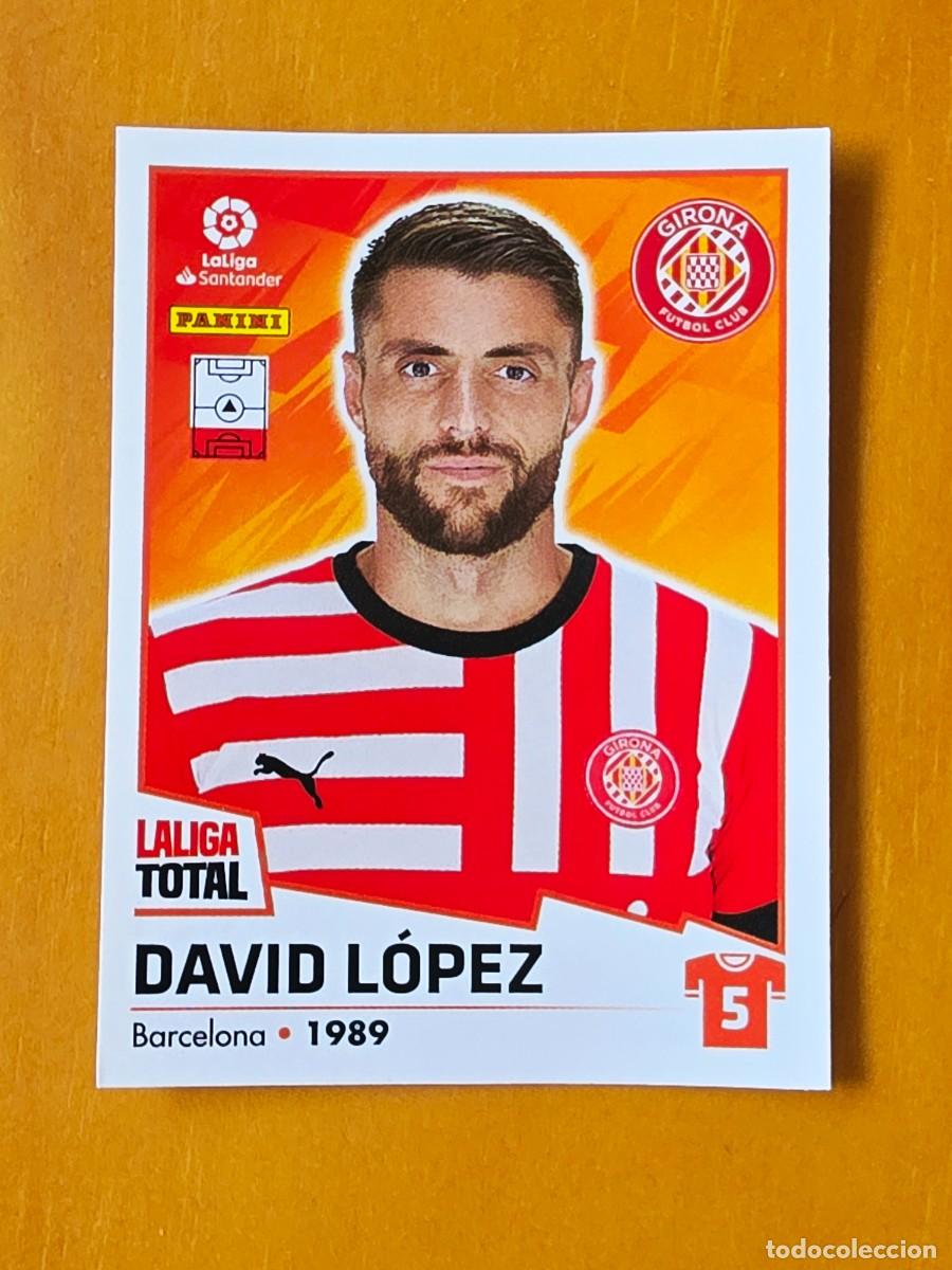 Cromos de F&uacute;tbol: 227 David L&oacute;pez, Girona FC, Panini LaLiga Total 2022 2023 22 23, la liga