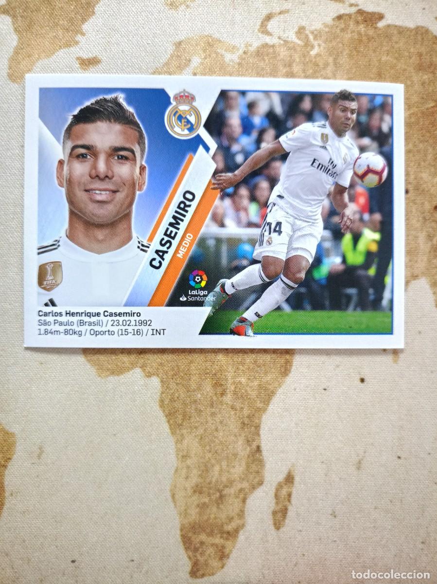 Cromos de F&uacute;tbol: Real Madrid 8 CASEMIRO Liga Este 2019-20