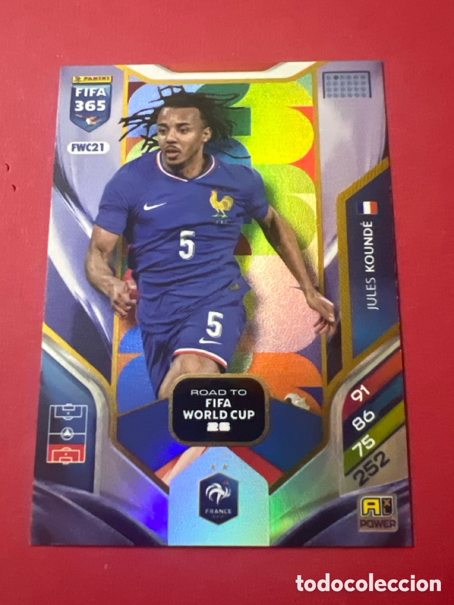 Cromos de F&uacute;tbol: C468. Kounde FWC21 Adrenalyn XL Fifa 365 2026 Francia