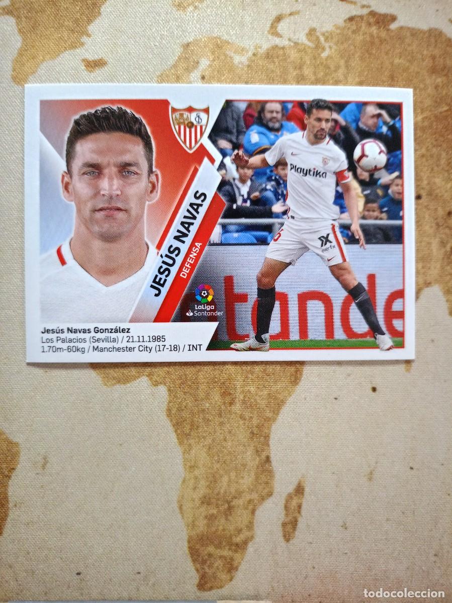 Cromos de F&uacute;tbol: Sevilla 3 JES&Uacute;S NAVAS Liga Este 2019-20